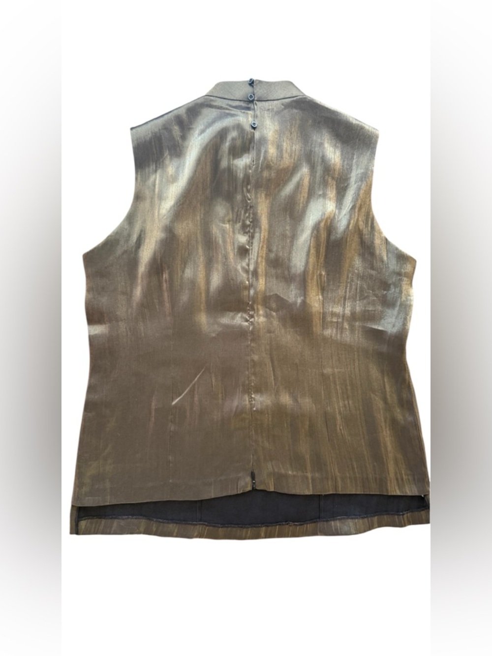 Y2K Asian Dragon Metallic Top - Picture 7 of 11